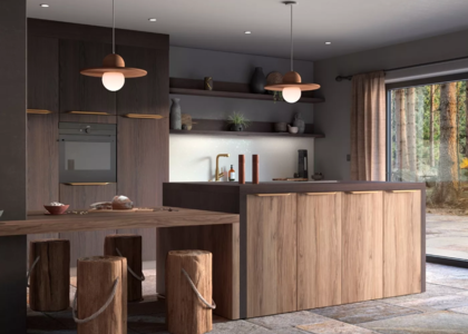 Les tendances 2025: Couleurs naturelles-sombres matériaux bruts