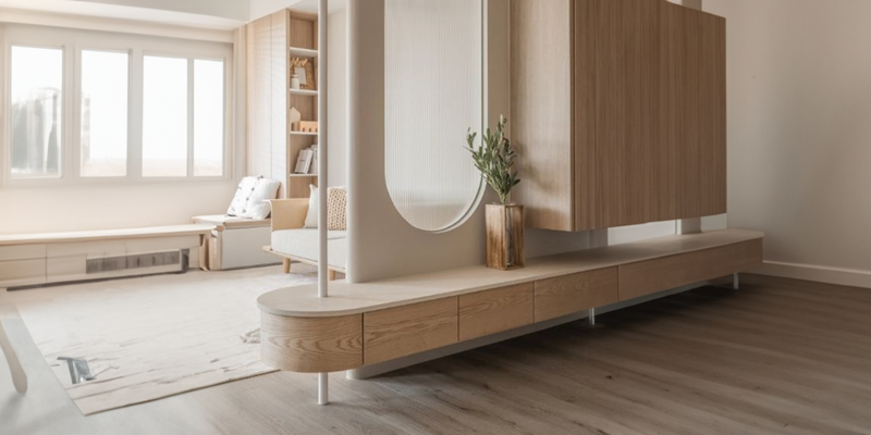 entrée meuble en bois design