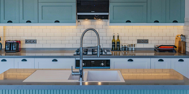 evier et demi cuisine